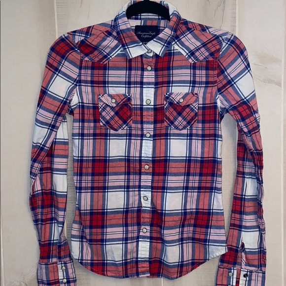 AEO flannel women’s shirt XS 🍁 light weight - Picture 1 of 4